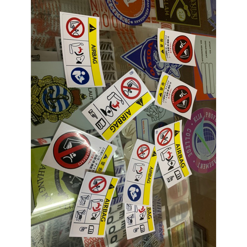 Airbag ABS Warning Sticker Limited | Shopee Malaysia