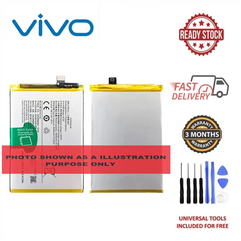 VIVO V23 5G V23E 5G V21 4G 5G V21E 5G V20 V20 PRO V20 SE Battery Bateri ...