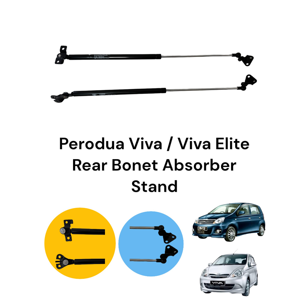 Perodua Viva / Viva Elte Rear Bonet Absorber Stand Damper Absorber ...