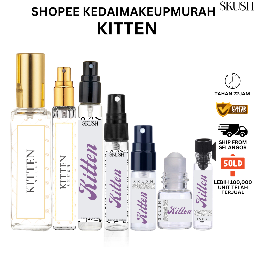 SKUSH KITTEN High Quality Perfume Pen Women MInyak Wangi Wanita Pewangi ...
