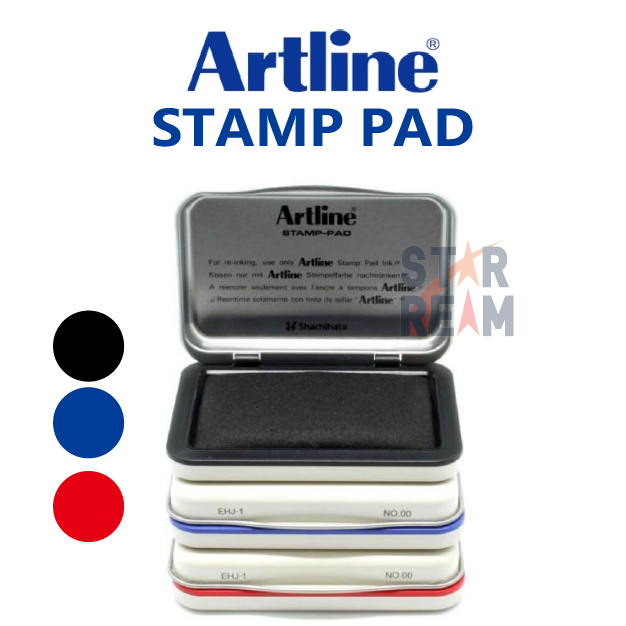 (Fresh Stock) Artline Stamp Pad No.00 (EHJ1), No.0 (EHJ2), No.1 (EHJ