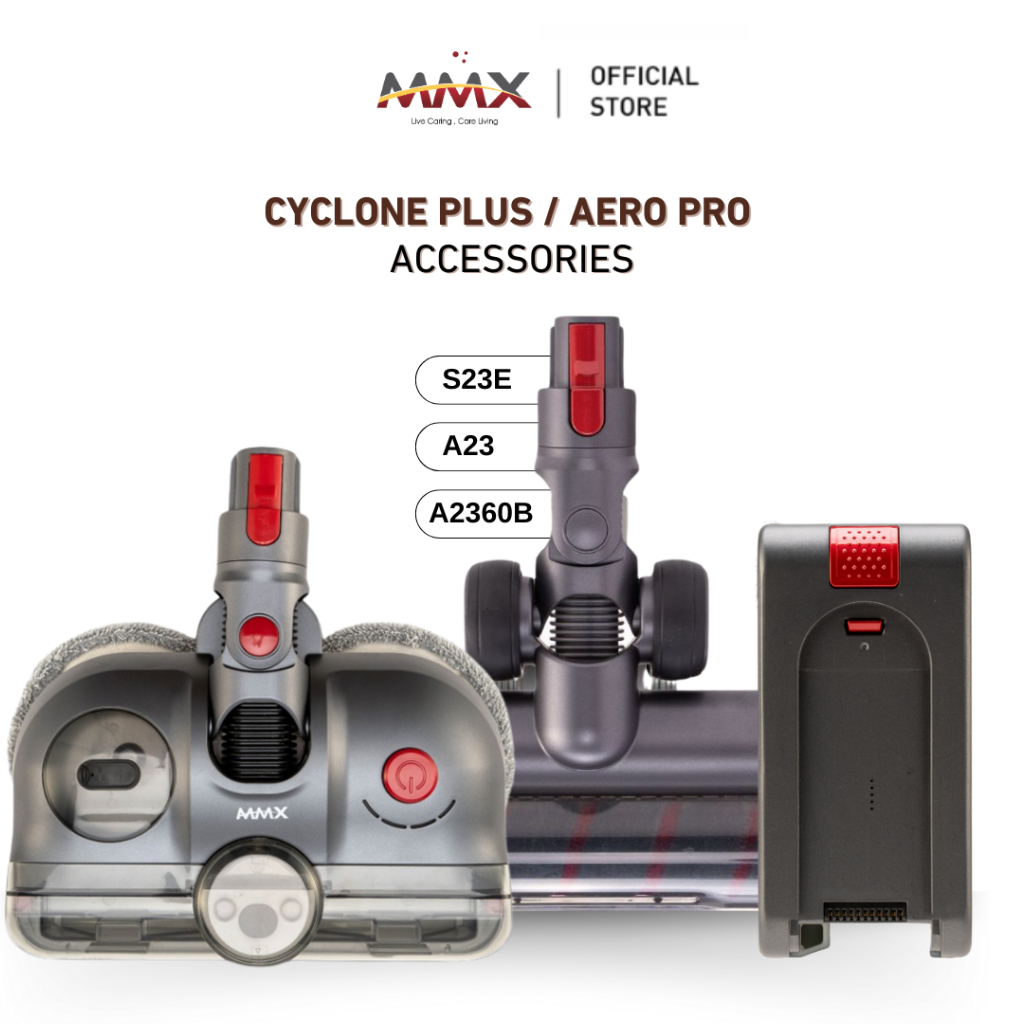 MMX Cyclone Plus A23 Aero Pro S23 Cordless Vacuum Cleaner Accessories