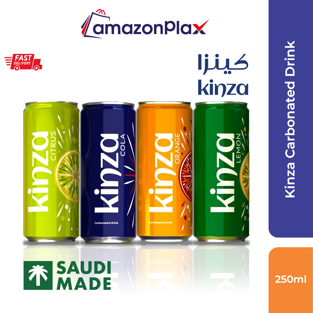 Kinza Cola Carbonated Drink (250Ml) ( Citrus - Cola - Lemon - Orange ...