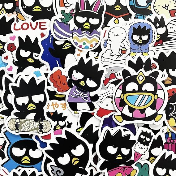 100 Pcs Sanrio Bad Batdz-maru Stickers Cute Popular【Top Quality From ...