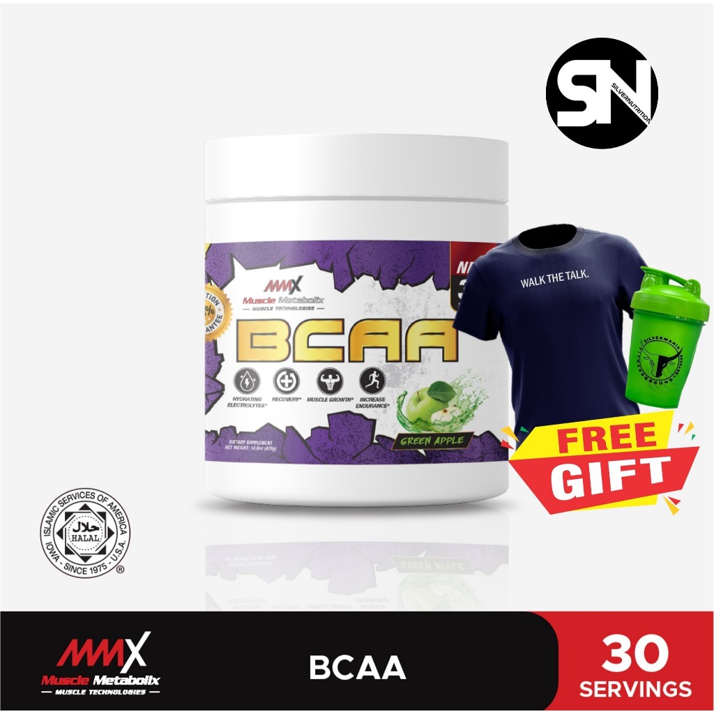 MMX MUSCLE METABOLIX BCAA 432 GRAM OF 30 SERVINGS + (FREE WHEY SACHET ...