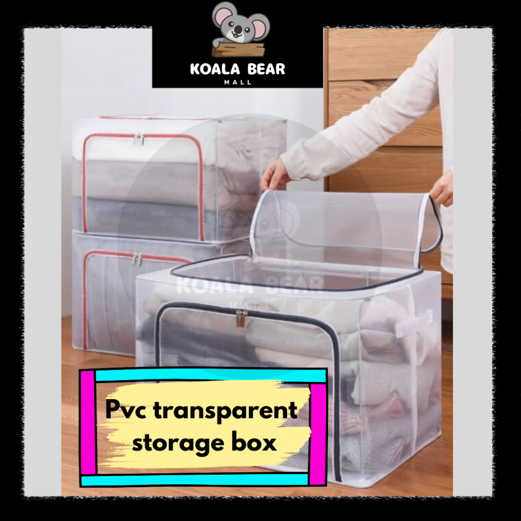 Transparent Foldable Storage Box Clothes Organizer Clothes Storage ...