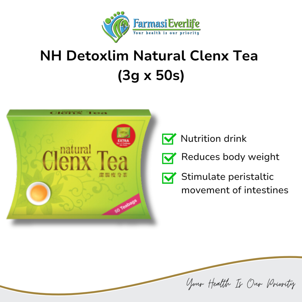 NH Detoxlim Natural Clenx Tea (3g X 50 teabags) | Shopee Malaysia