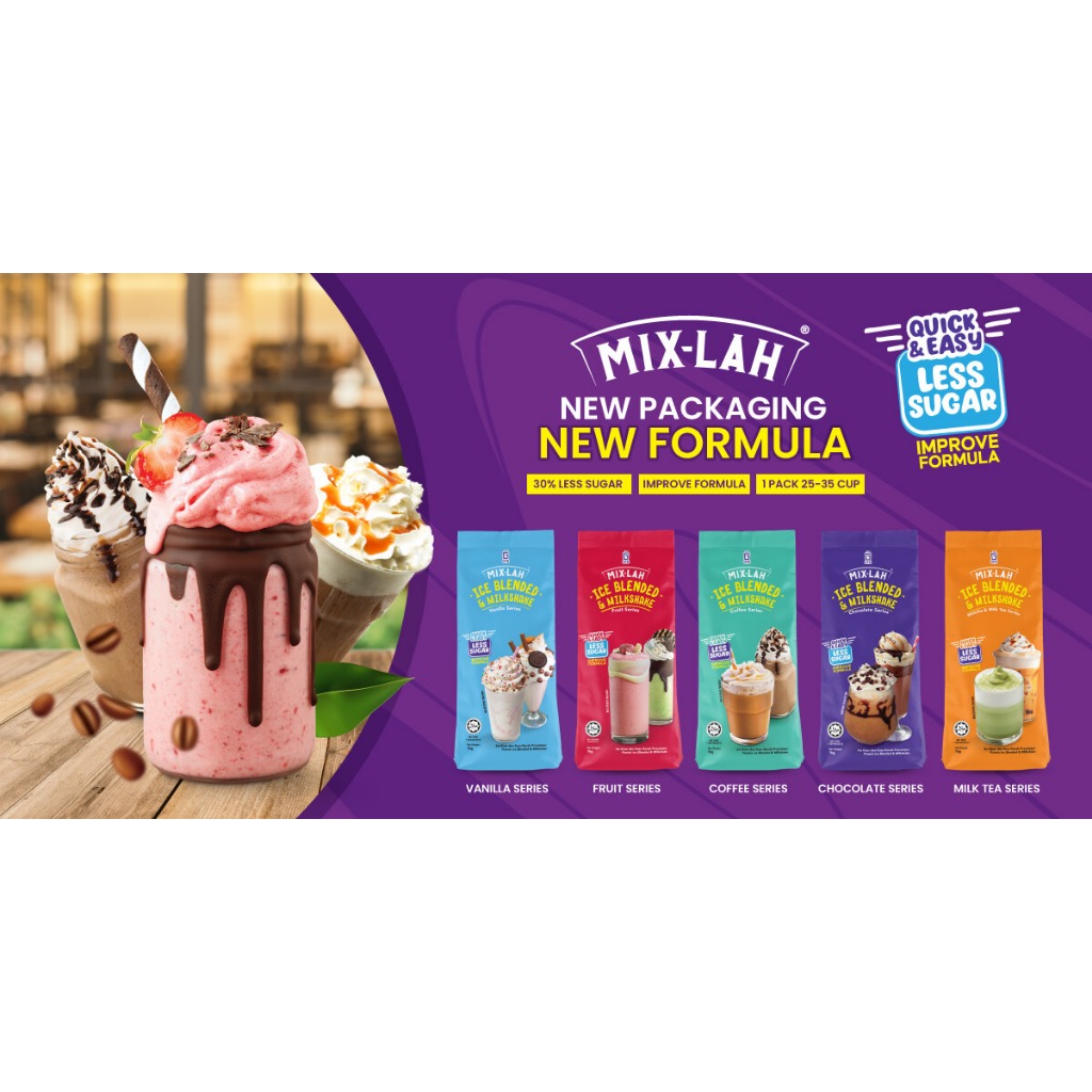 MIX-LAH Beverage Mixes 1KG (Chocolate Series) | Shopee Malaysia