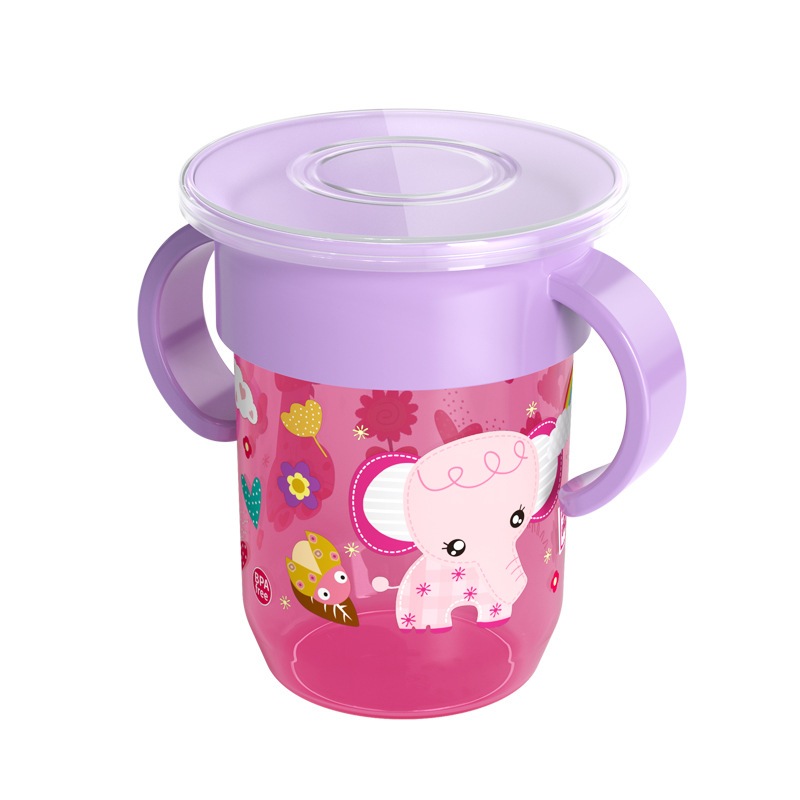 ANti Tumpah!! Leakproof 360 Degree Toddler Straw Spout Cup Baby