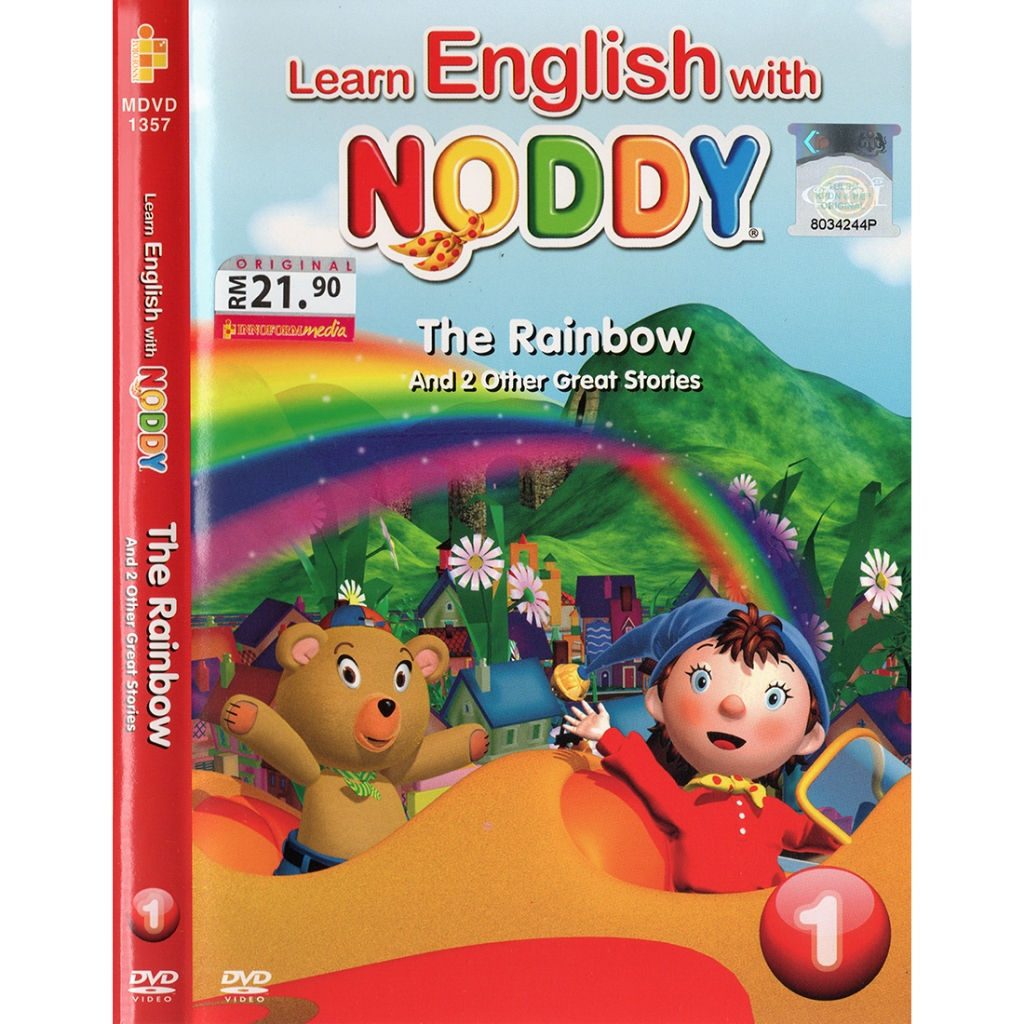 DVD Children Education Cartoon Learn English With Noddy Series | Shopee ...