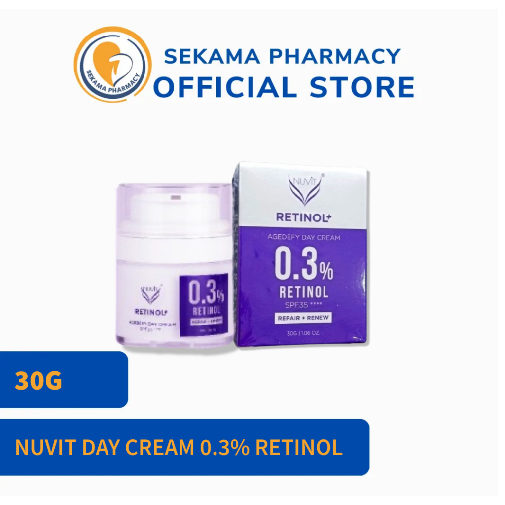 NUVIT RETINOL AGEDEFY DAY CREAM (0.3% RETINOL) 30G [EXP: 1/2027 ...
