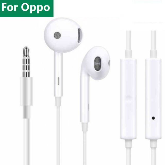 For Oppo Earphone Oppo Reno Series Handsfree New Version Stereo ...