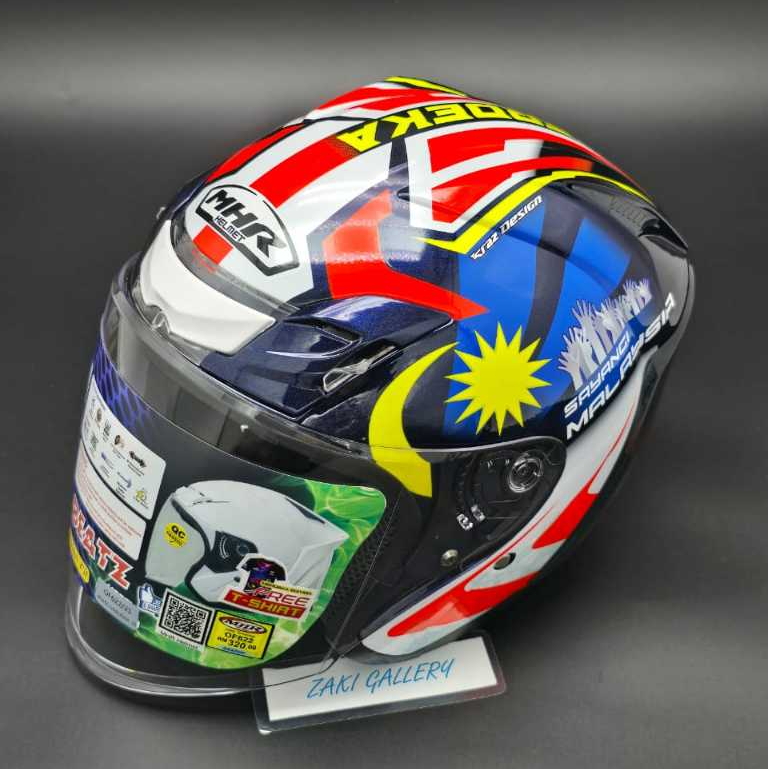 Helmet Of622 Mhr Movistar 100% ORIGINAL MHR III Half Cut Helmet
