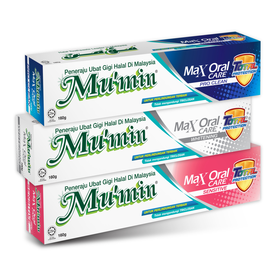 MU'MIN Ubat Gigi Max Oral Care - Pro Clean 160g | Shopee Malaysia