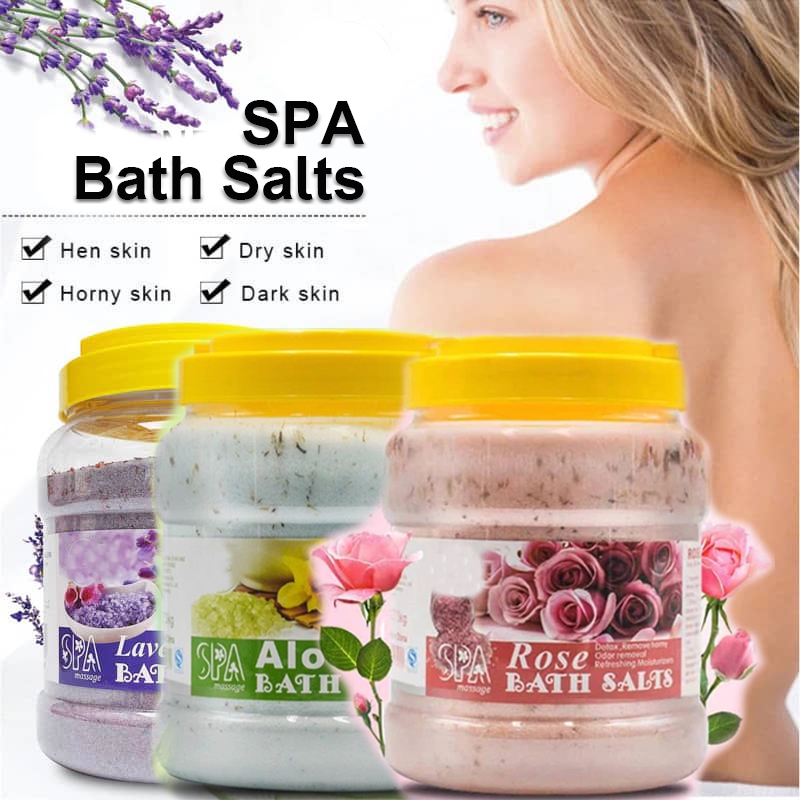 Flower Petal Bath Salts Soothing Spa Quality Epsom Salt Scrub 3KG ...