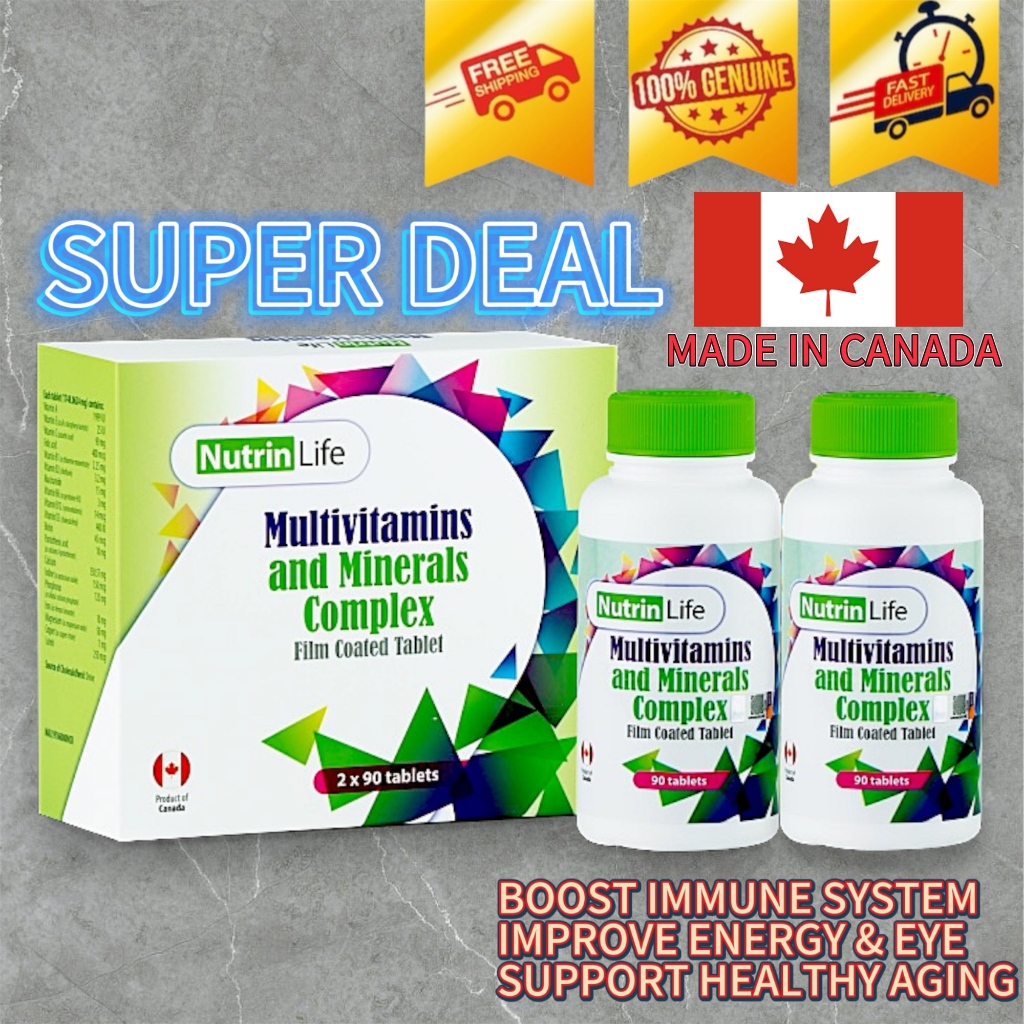 [ EXP 01/26 ] NutrinLife Nutrinlife Multivitamins and Minerals Complex
