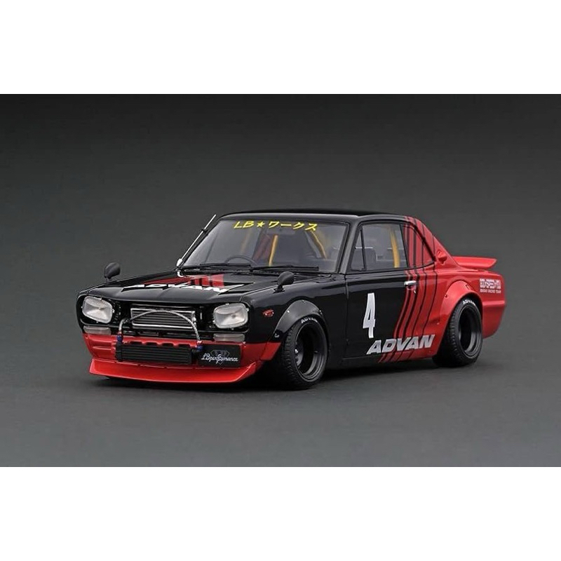 1/18 Ignition Model LB Works Liberty Walk LBWK Nissan Skyline Hakosuka ...