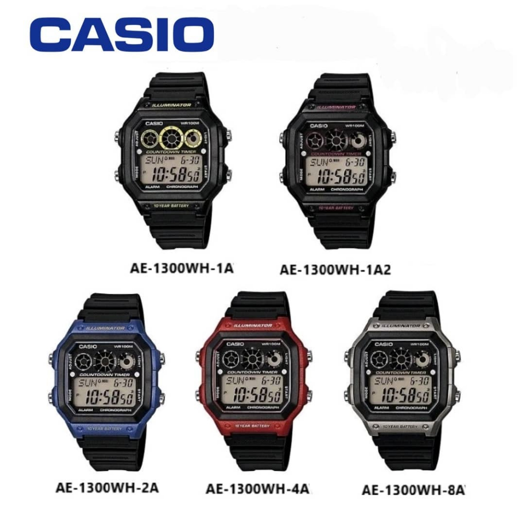 Official Warranty Casio Ae 1300wh Ae 1300wh 1a Ae 1300wh 2a Ae 1300wh