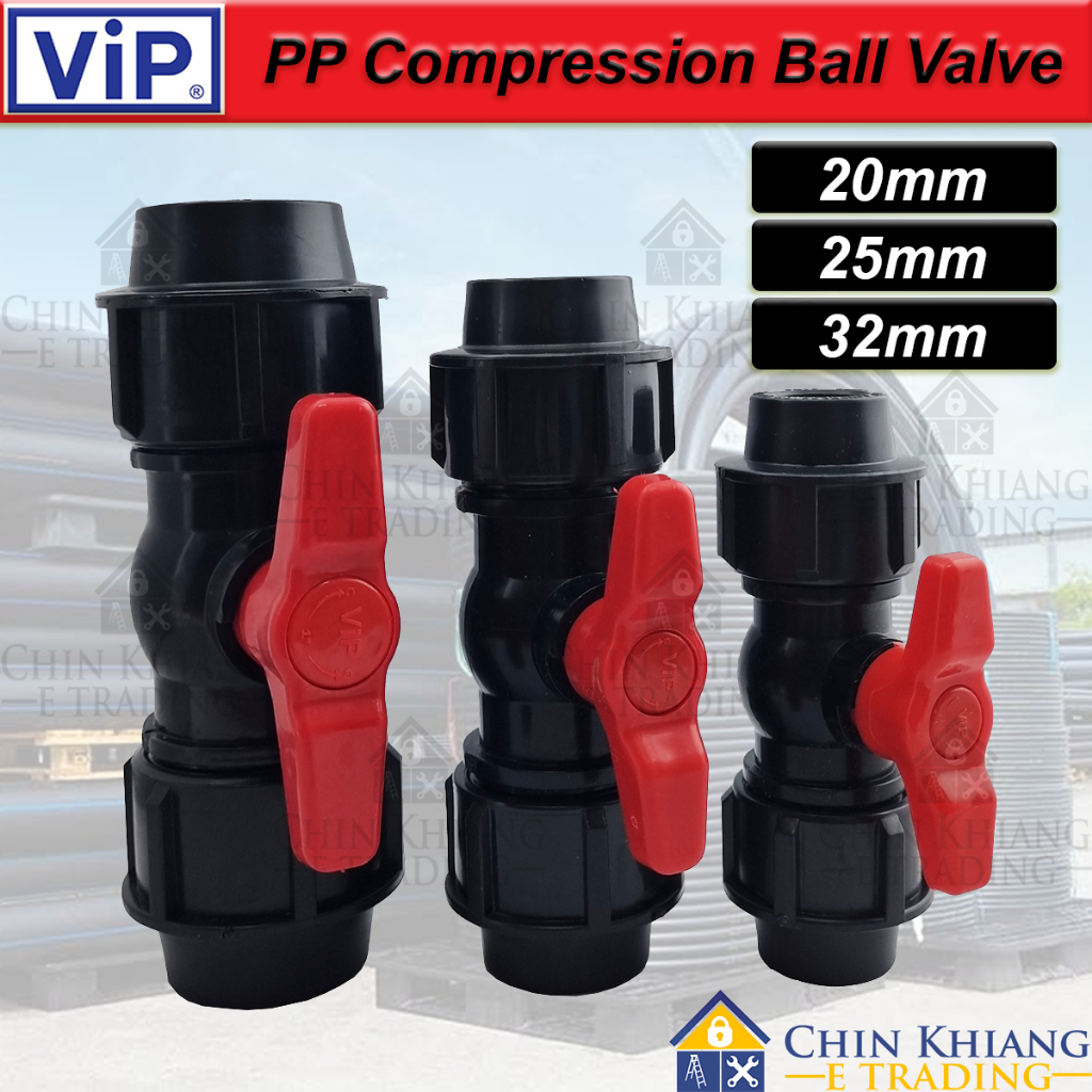 VIP HDPE Poly PP Compact Ball Valve Heavy Duty Poly Ball Valve ...