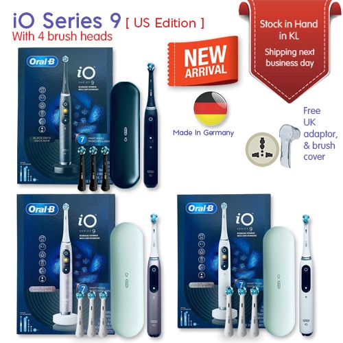 Oral-B IO Series IO9 Ultimate Clean White Alabater Electric Toothbrush ...