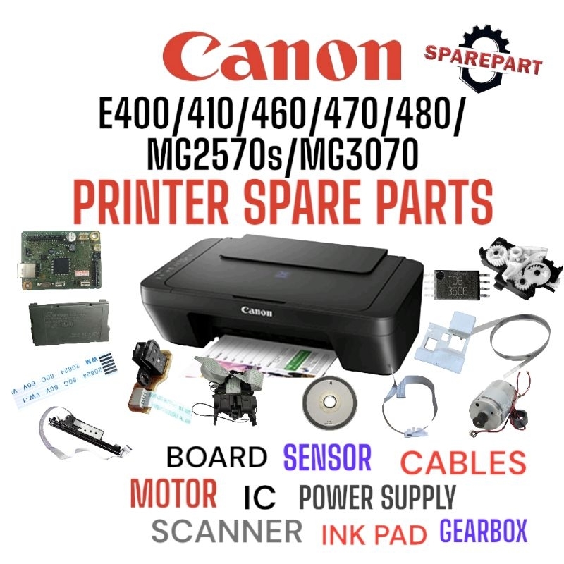 CANON E410/470/400/460/480/Mg2570s/3070 Spare parts | Shopee Malaysia