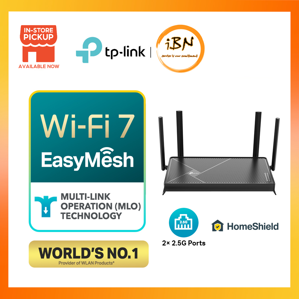 Router TP-Link Archer BE230 WiFi 7 BE3600 Dual-Band 4 Antenne Easy Mesh
