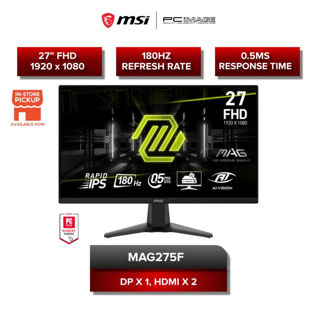 MSI MAG275F IPS GAMING MONITOR (0.5MS 180HZ FHD 27