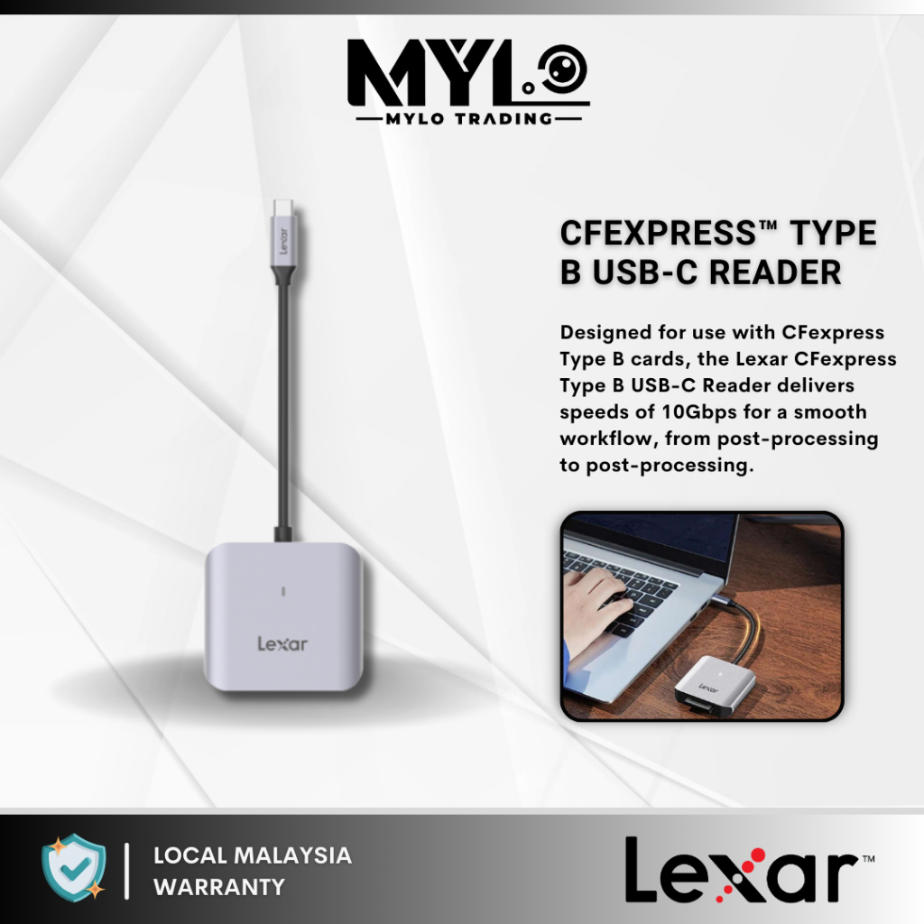 Lexar Professional CF express CFexpress Tpye B USB-C Reader LRW510U ...