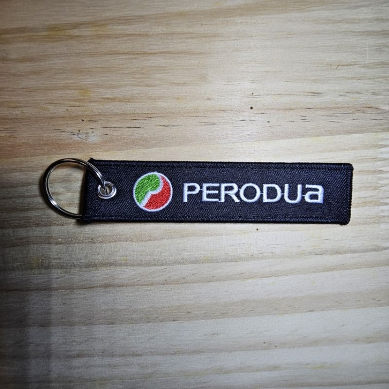 KeyChain Perodua Motorsport Automotive Motorcycle brand Woven