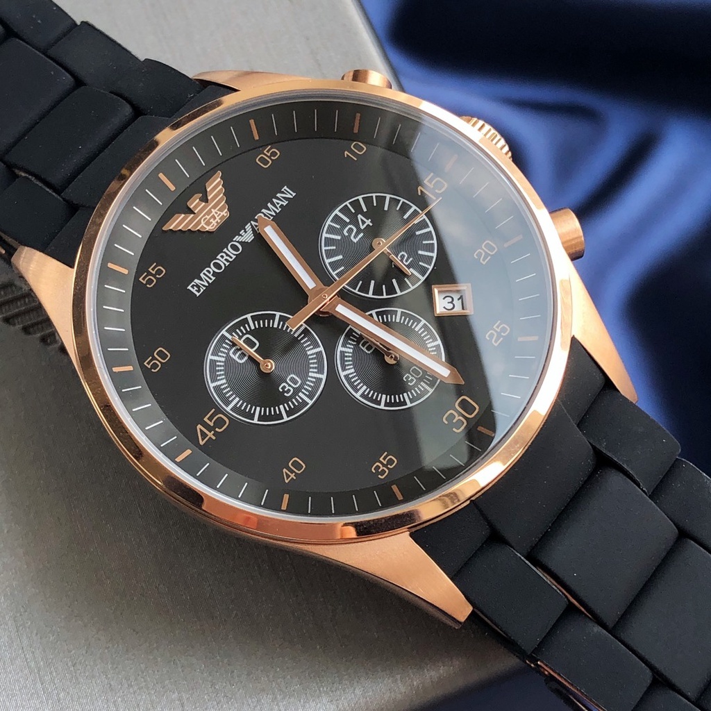 Original Armani Jam tangan lelaki men classic luxury fashion business