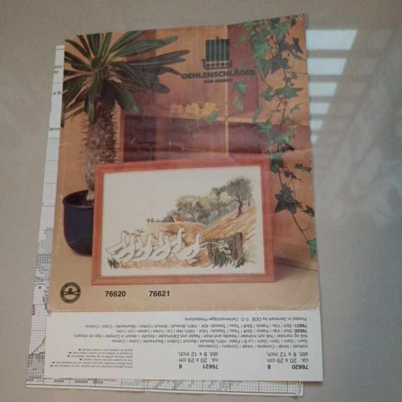 Country duck cross stitch pattern (Used) Shopee Malaysia