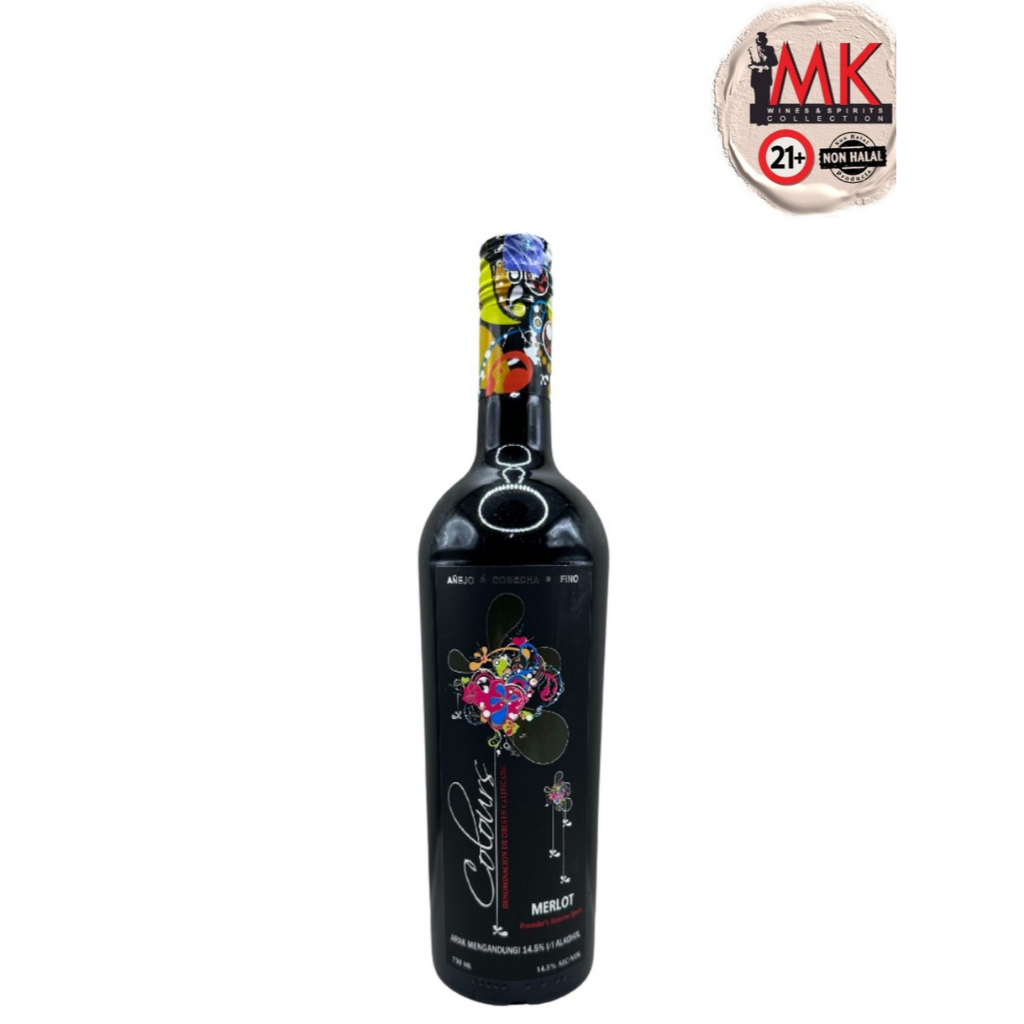 COLORS Merlot Premium Red Wine (750ml) | Shopee Malaysia