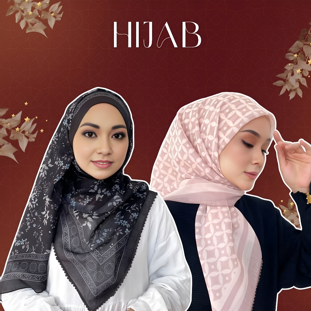 ZOE ARESSA RAYA HAJI 2024 TUDUNG BAWAL CORAK PRINTED BAWAL COTTON VOILE ...