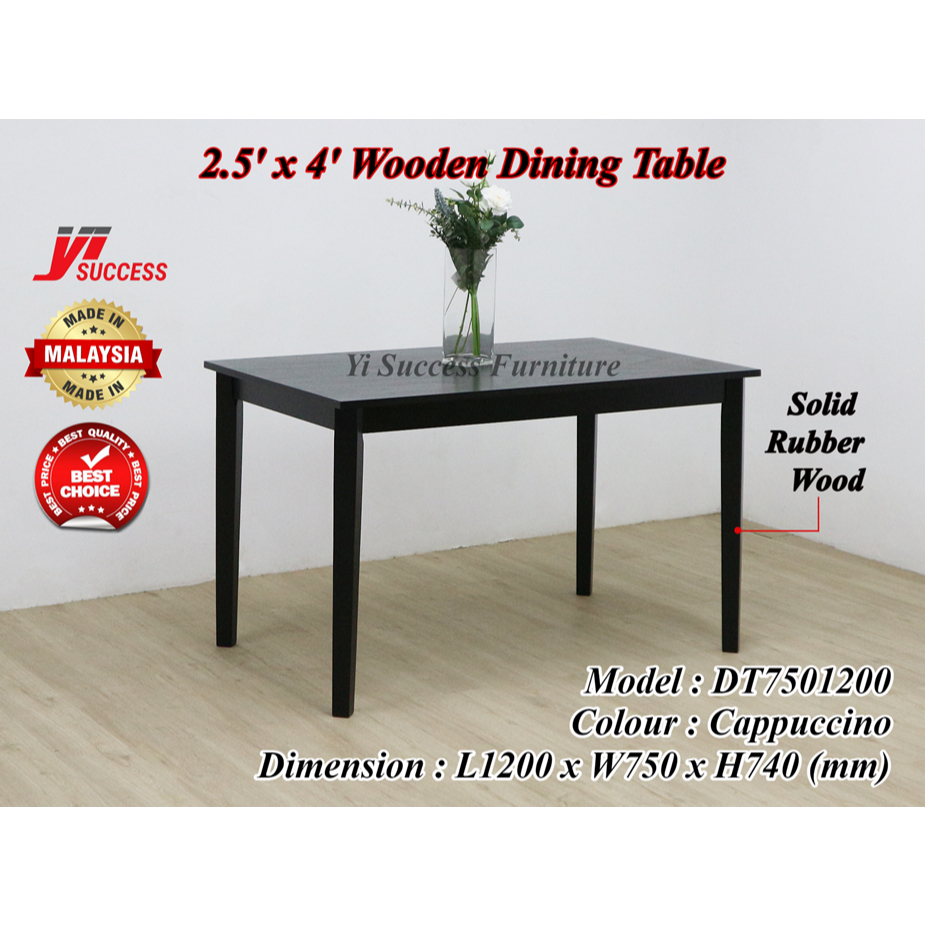 Yi Success Modern Dining Table Bench Chair Set 1Table 2Bench Chair Set Solid Wood Bench Chair With Dining Table Shopee Malaysia