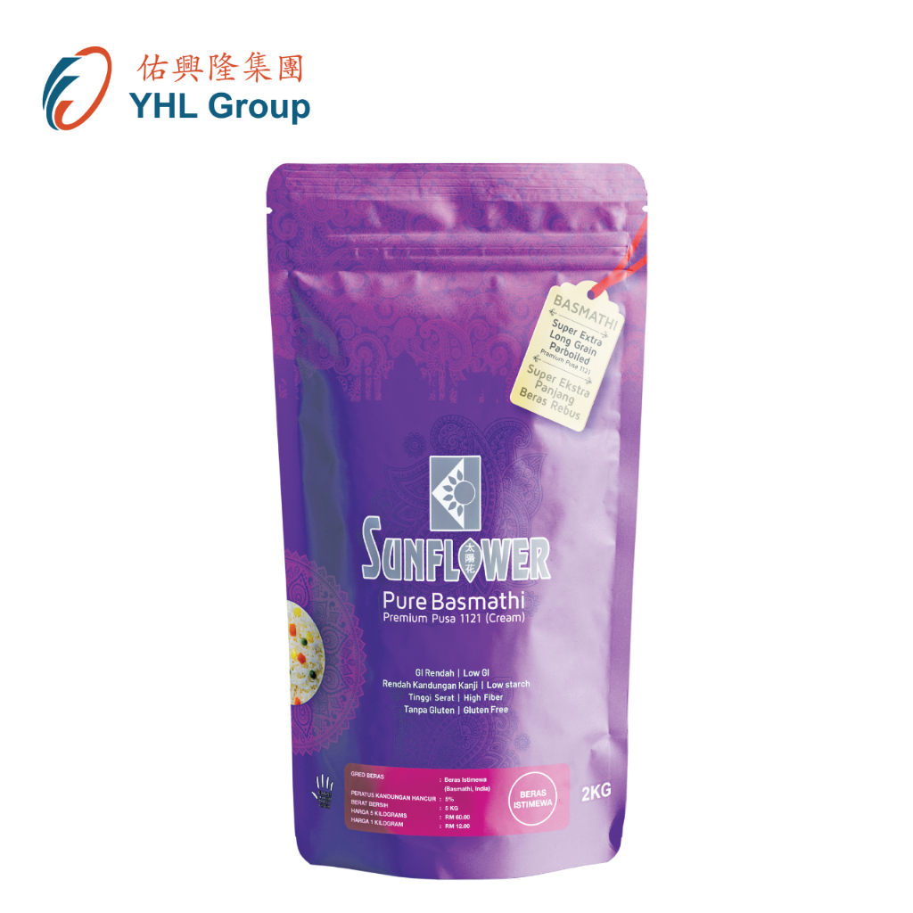Sunflower Pure Basmathi Premium Pusa 1121 Cream (2kg Ziplock