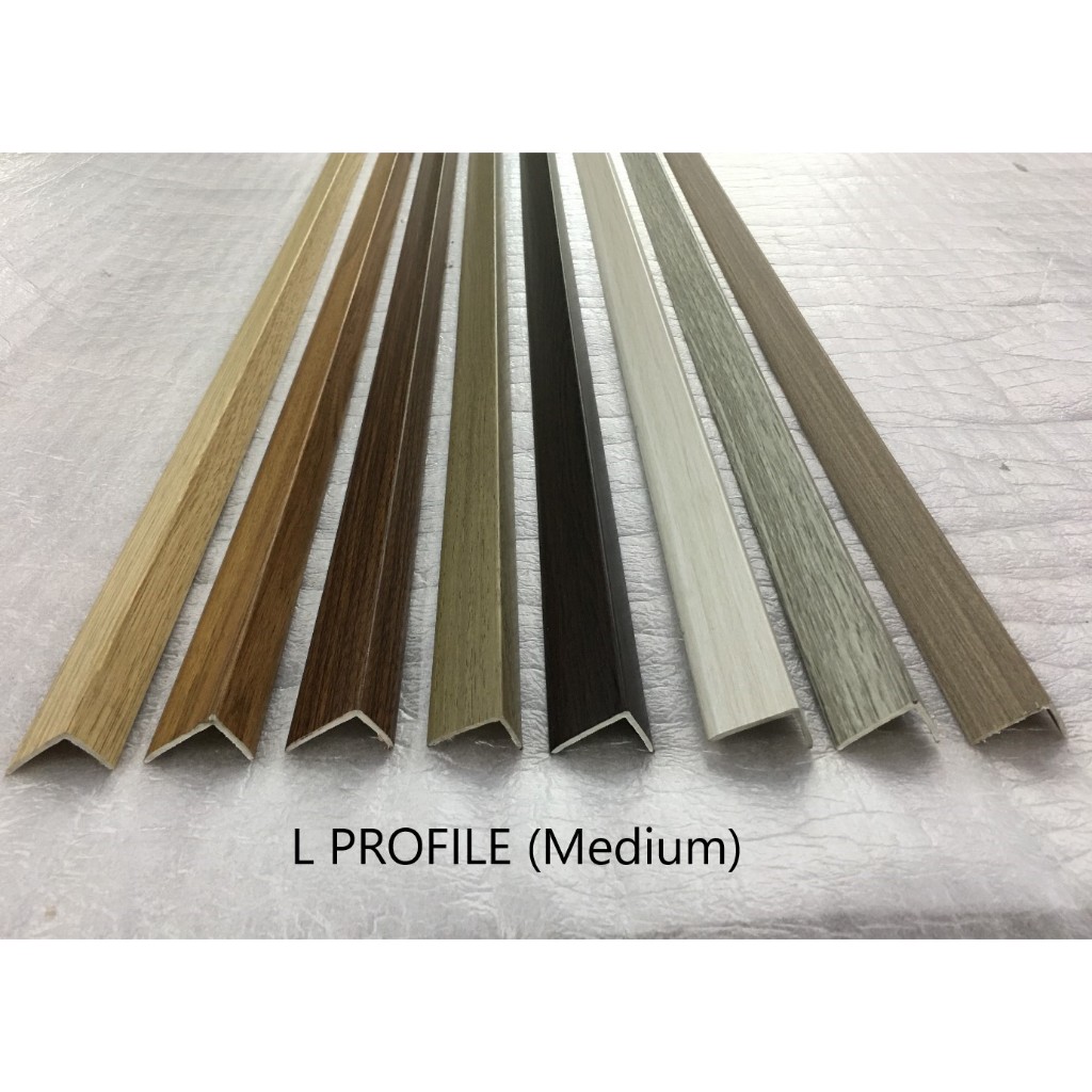 L Profile PVC ** Medium 20mm x24mm ** PER 4.5 FEET** | Shopee Malaysia
