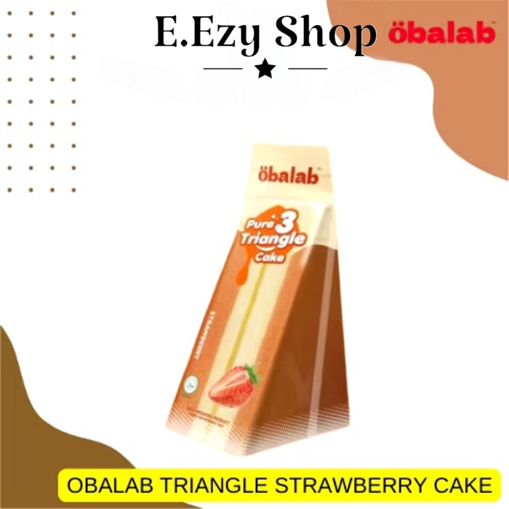 OBALAB TRIANGLE CAKE PURE CAKE EGGSKIN TOAST | Shopee Malaysia