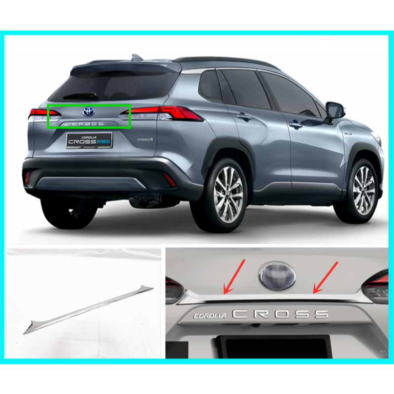Toyota Corolla Cross 2021 - 2024 REAR BONNET WING LINING MOULDING ABS ...