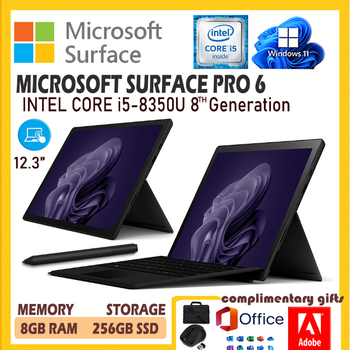Microsoft Surface Pro 7 8GB RAM 書き下ろし 256GB