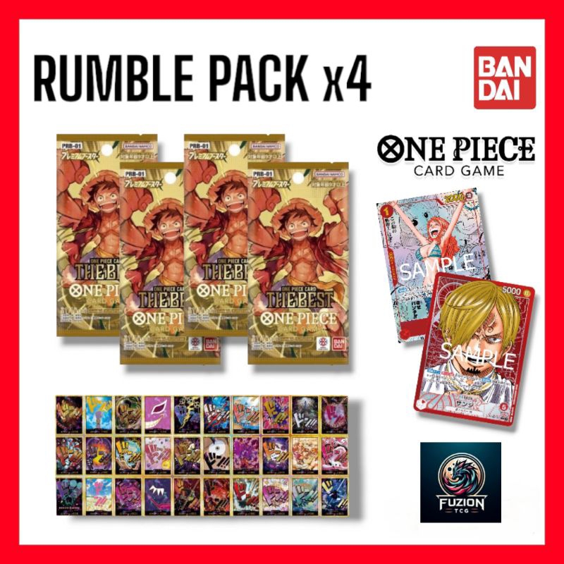 (LIVE RIP)PRB-01 RUMBLE PACK 4 PACK | Shopee Malaysia