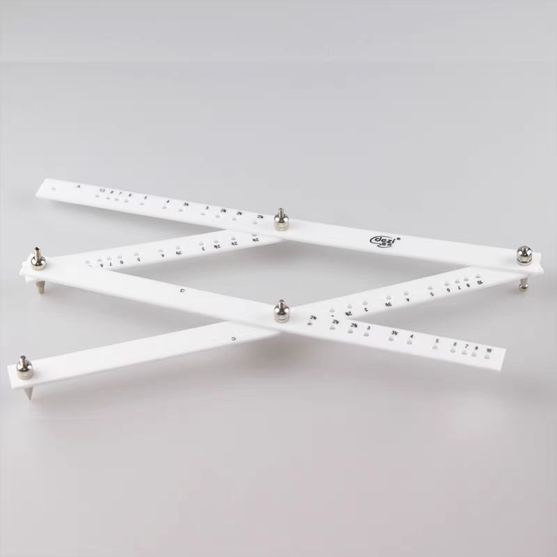 Professional 10x Magnifier Ruler Folding Plastic Magnifying Ruler Tools ...