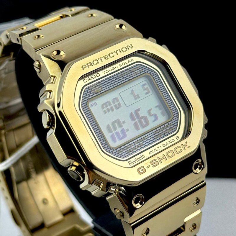 CASIO G SHOCK 35th Anniversary Limited Edition Full Steel Links Tough Solar Multiband6 Bluetooth GMW B5000TFG 9 Shopee Malaysia