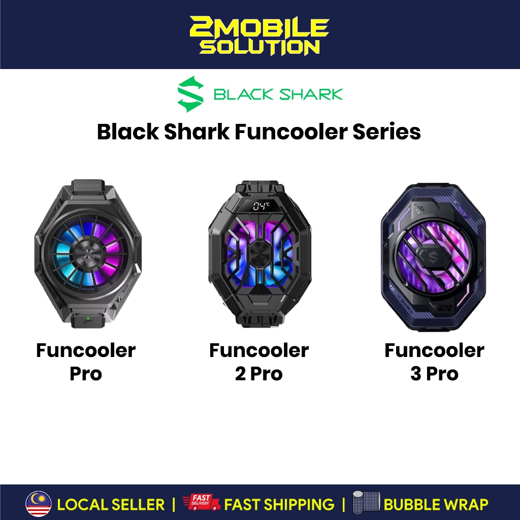 BLACK SHARK Funcooler 3 Pro | 2 Pro | Pro [Up to 30 Degrees Cooling ...