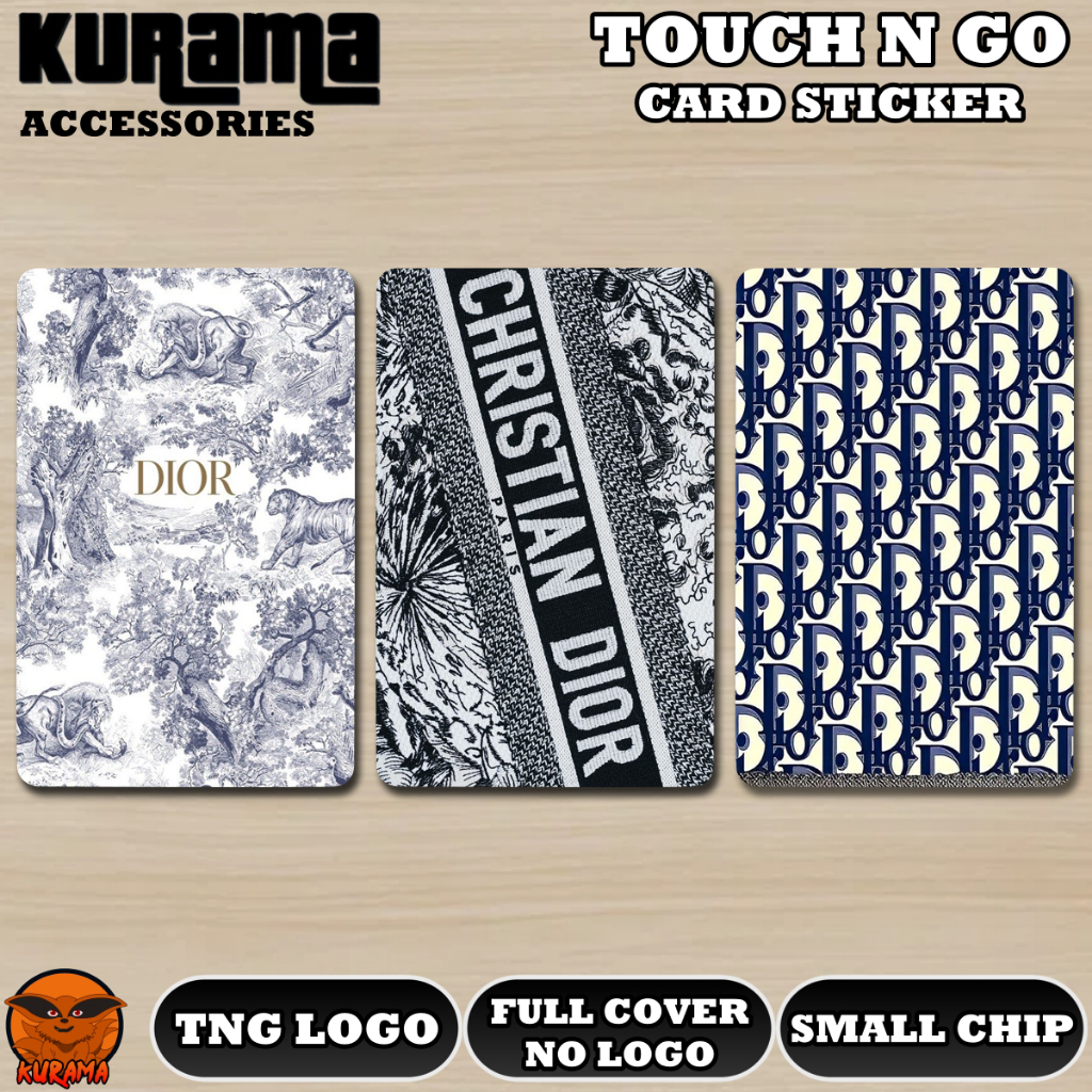 [ Christian DIOR ] Touch n Go Card Sticker Cover TNG / MASTER / VISA ...