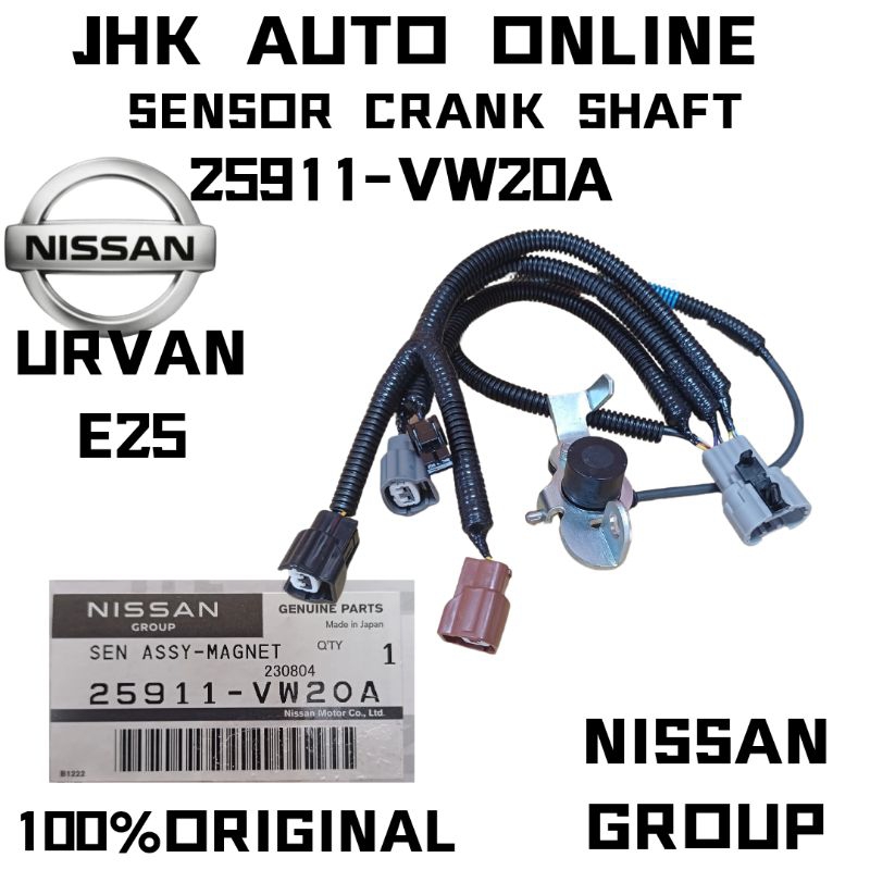 25911-VW20A SENSOR CRANK SHAFT NISSAN URVAN E25 100% NEW GENUINE PARTS ...