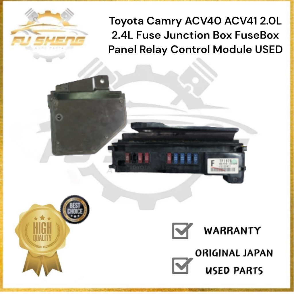 Toyota Camry ACV40 ACV41 2.0L 2.4L Fuse Junction Box FuseBox Panel ...