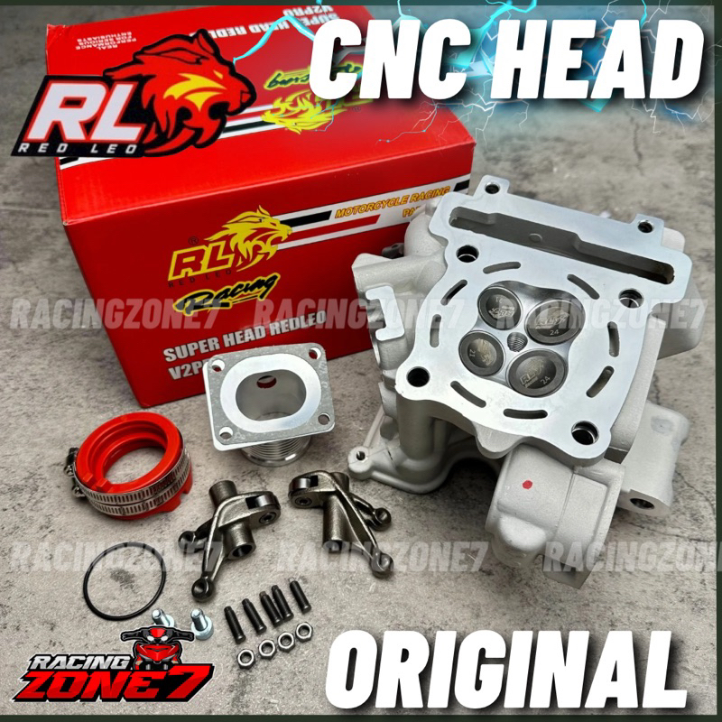 RED LEO CNC HEAD RACING Y15ZR LC135 REDLEO HEAD CNC 19/22 20/23 21/24 ...