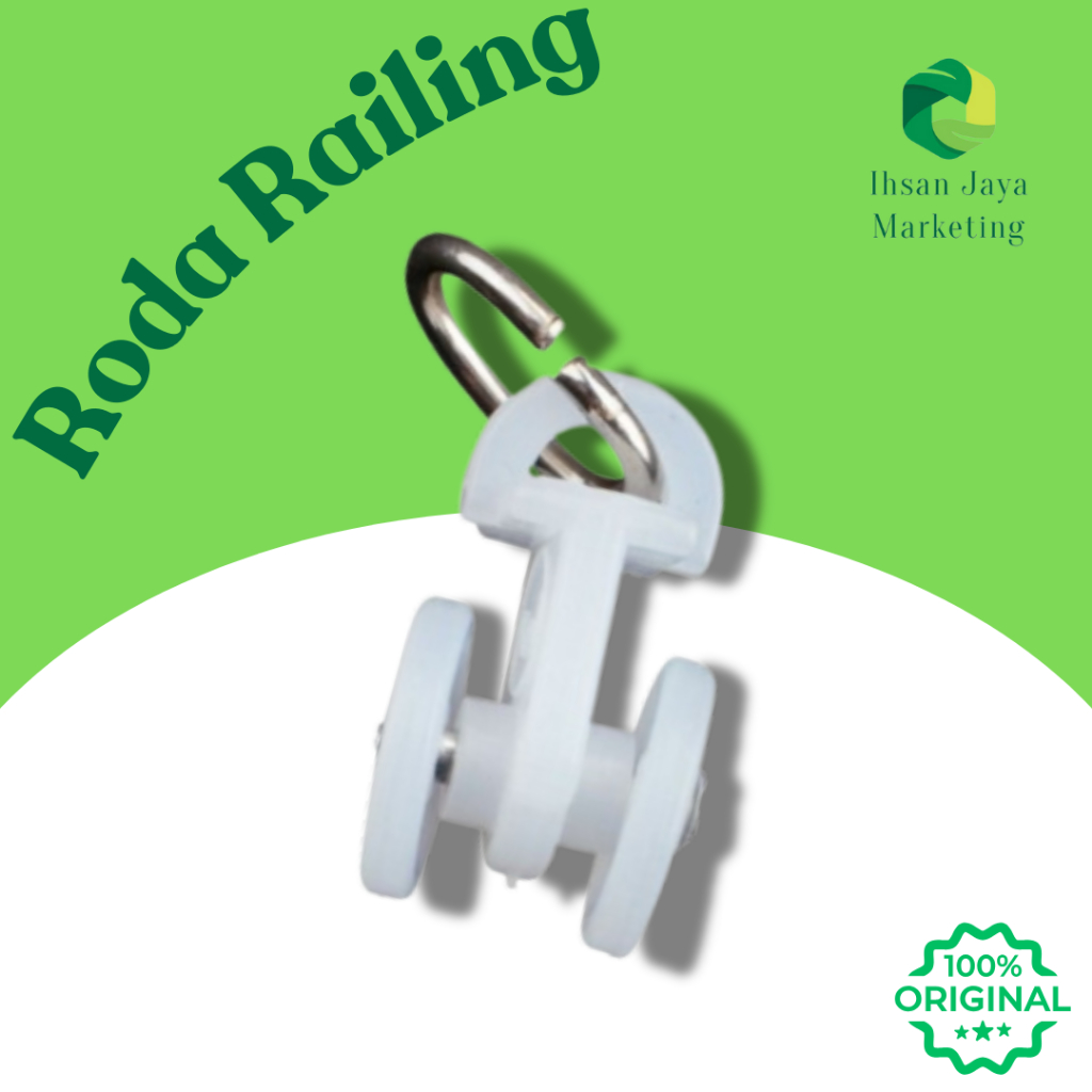 READY STOCK BARU Roda Railing Tebal Railing Super Doso CURTAIN ROLLER ...