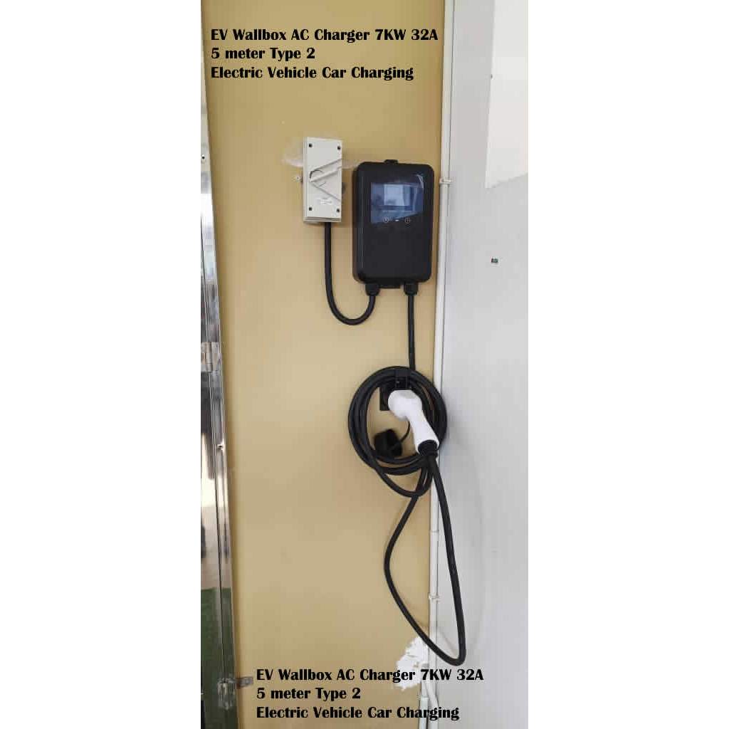 EV Wallbox AC Charger 7KW 32A Type 2 Electric Vehicle Car Charging for ...