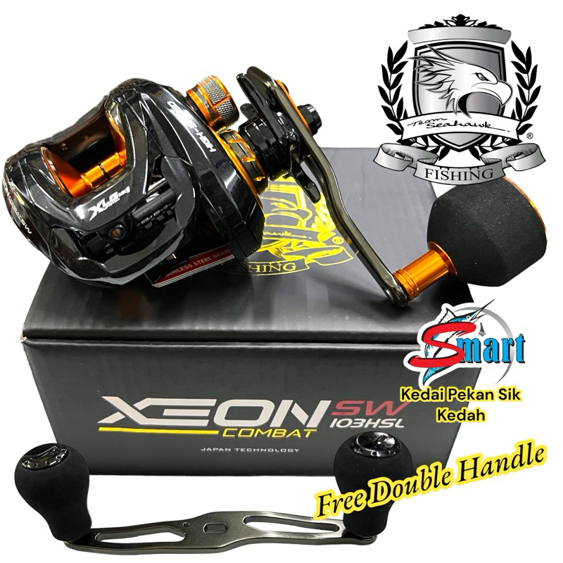 2023 Team Seahawk Xeon Combat SW103HSL Baitcast Overhead Reel | Shopee ...